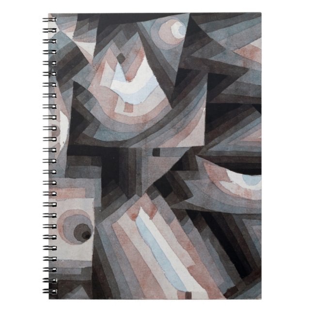 Crystal gradation (1921) by paul klee notebook (Front)