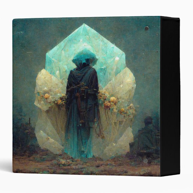 Crystal Guardian Alien Sci-Fi Fantasy Binder (Back/Spine)