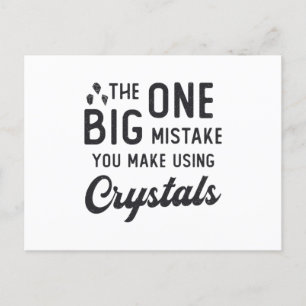 Crystal Healing You Make Using Crystals Heal Gift Postcard
