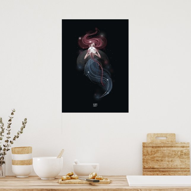 CRYSTAL JELLYFISH by Alexandra Dikaia Poster (Kitchen)