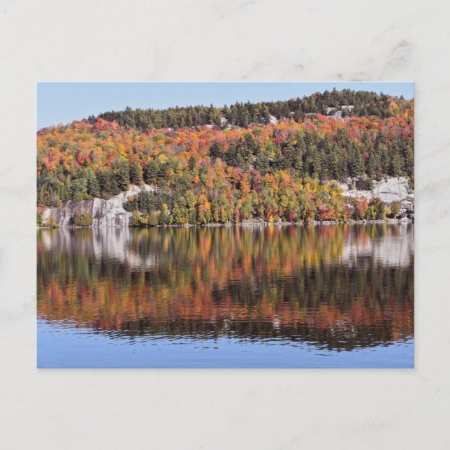 Crystal Lake Reflections, Vermont Postcard (Front)