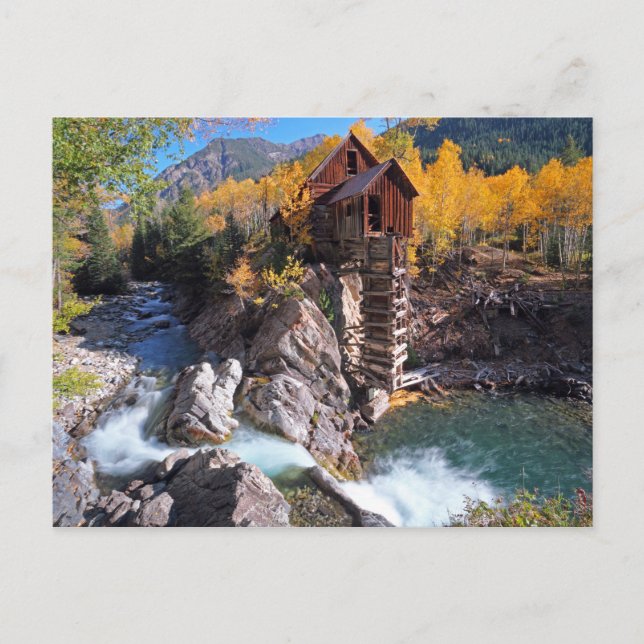 Crystal Mill, Marble, Colorado, USA Postcard (Front)