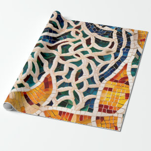 Crystal Mosaic Grandeur Wrapping Paper