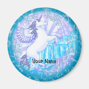Crystal mountain Pegasus Magnet