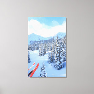 Crystal Mountain Ski Resort, near Mt. Rainier 2 Canvas Print