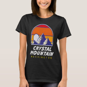 Crystal Mountain Washington  USA Ski Resort  BACK  T-Shirt