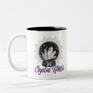 Crystal North Logo Items Two-Tone Coffee Mug