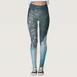 Crystal Ocean Waves Leggings