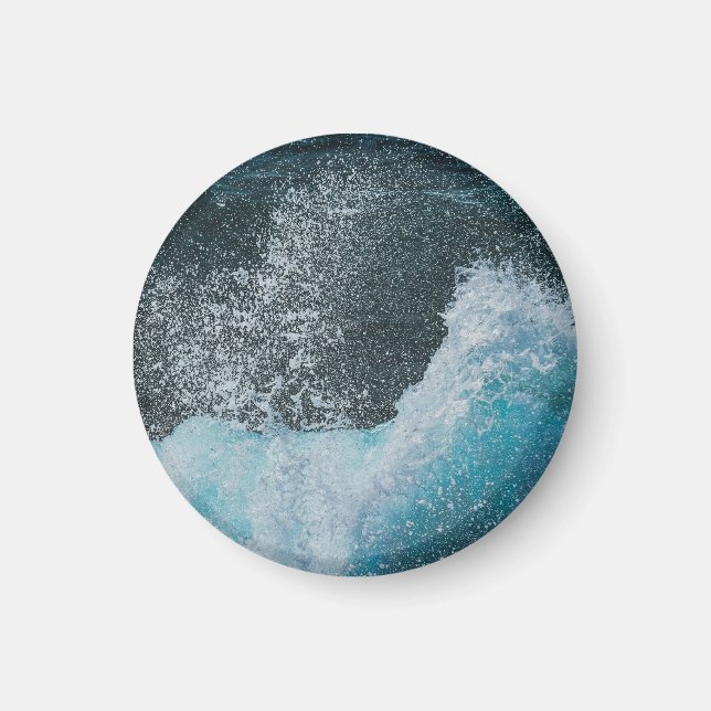  Crystal Ocean Waves Magnet (Front)