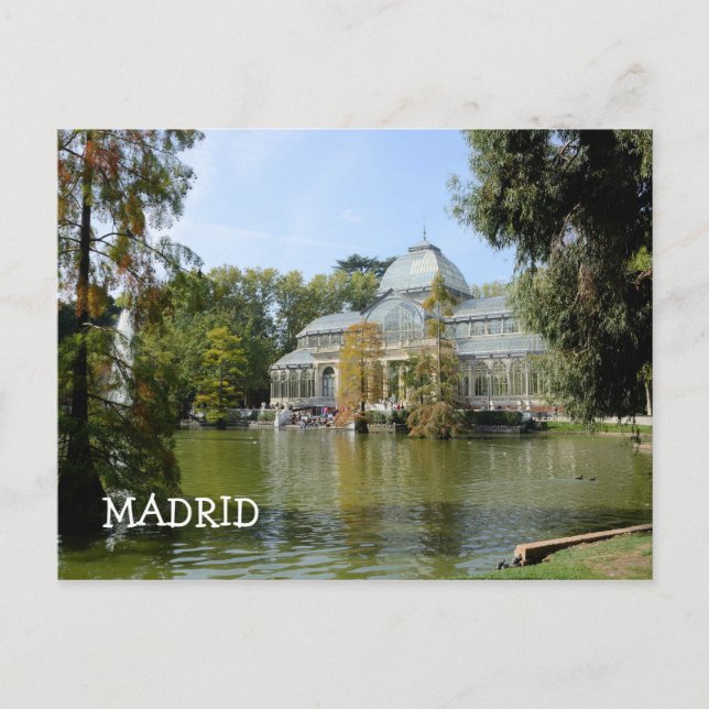 Crystal Palace, Madrid Postcard (Front)