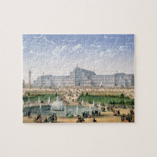 Crystal Palace, Sydenham, c.1862 (colour litho) Jigsaw Puzzle