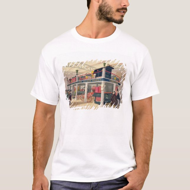 Crystal Palace, the Agricultural Court (coloured l T-Shirt (Front)