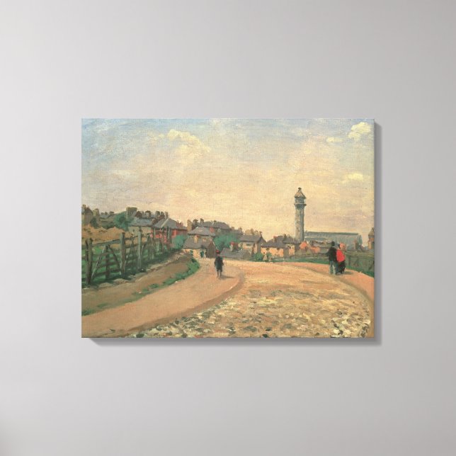 Crystal Palace, Upper Norwood (oil on canvas) Canvas Print (Front)