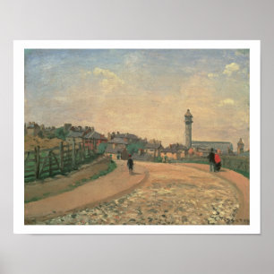 Crystal Palace, Upper Norwood (oil on canvas) Poster