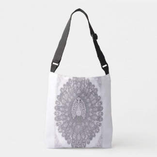 Crystal Peacock Wall Art | Geometric Peacock Line  Crossbody Bag