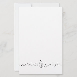 Crystal Print Stationary Stationery