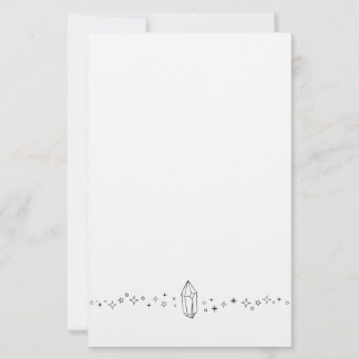 Crystal Print Stationary Stationery