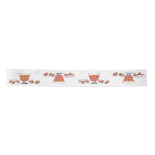 Crystal Punch Bowl Satin Ribbon