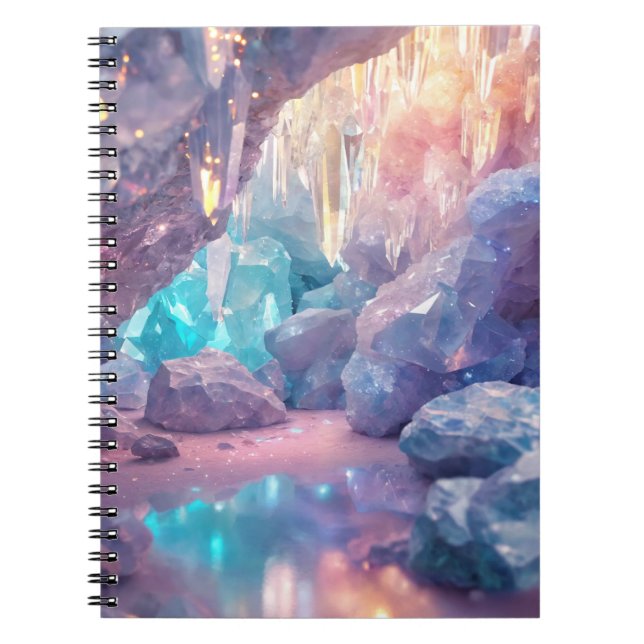 Crystal quartz cave  notebook (Front)