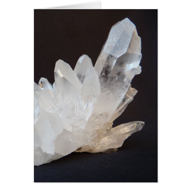 Crystal quartz en photographie (Devant)