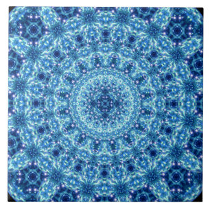 Crystal Radiance Mandala Tile