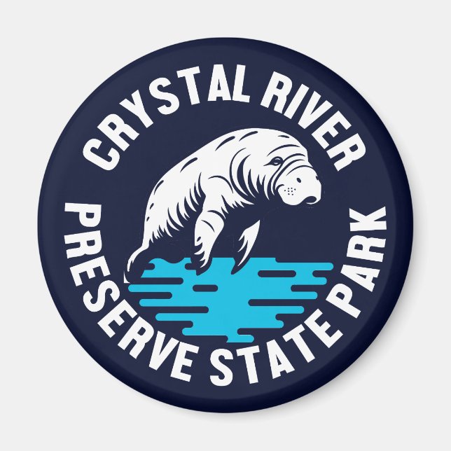 Crystal River Preserve State Park Magnet (Front)