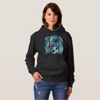 Crystal Sabre-Toothed Tiger Hoodie T-shirt Design.