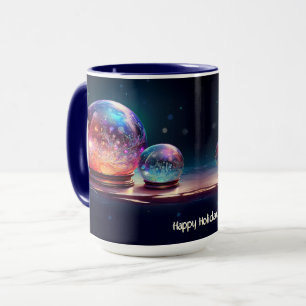 Crystal Snowballs Christmas Holiday Mug