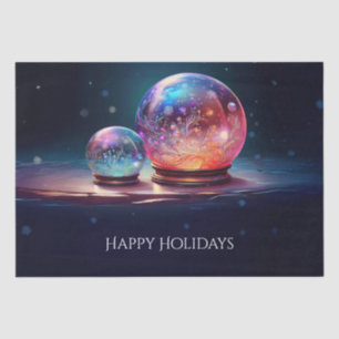 Crystal Snowballs Holiday Tissue Paper