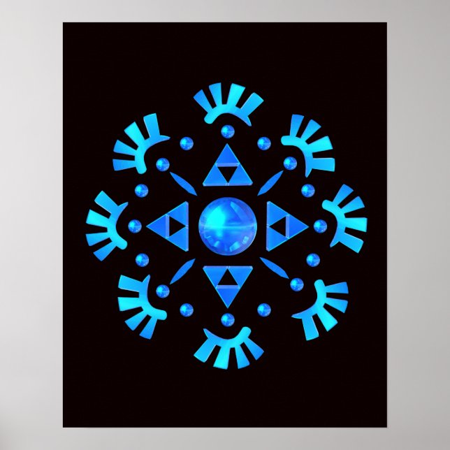 Crystal Snowflake Poster (Front)