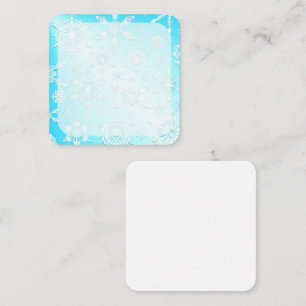 Crystal Snowflakes Pattern Card