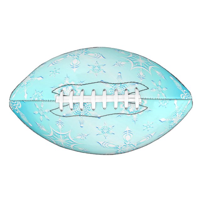 Crystal Snowflakes Pattern Football (Front)