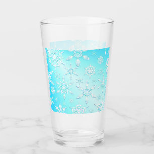 Crystal Snowflakes Pattern Glass