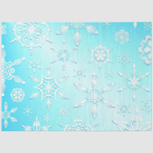 Crystal Snowflakes Pattern Tissue Paper