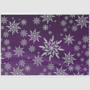 crystal snowflakes tissue paper