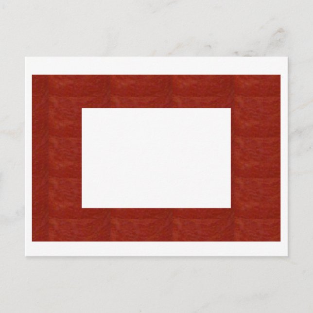 Crystal Stone Border: EDITABLE add text or image Postcard (Front)