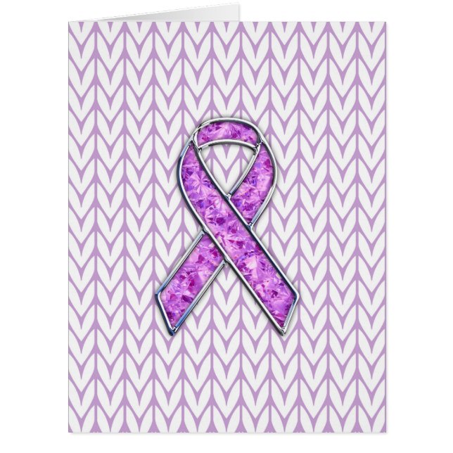 Crystal Style Pink Ribbon Awareness Knit (Front)