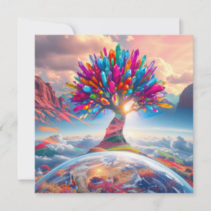 Crystal Sunrise Holiday Card
