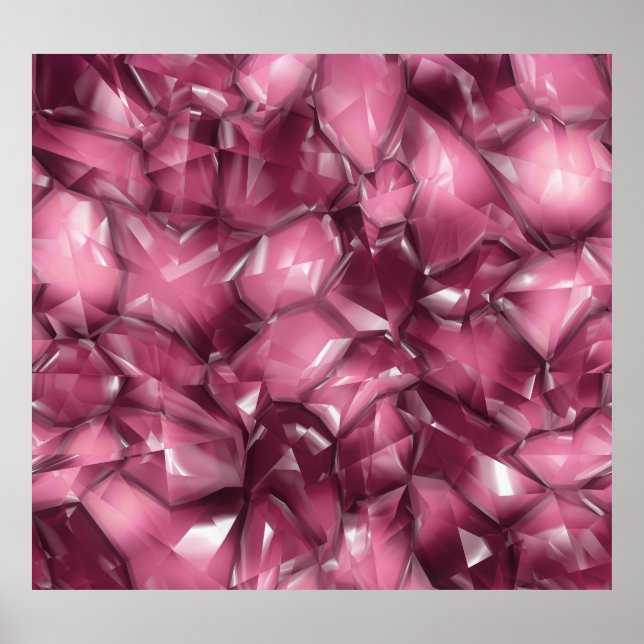 Crystal Texture Big Collection Seamless Poster (Front)