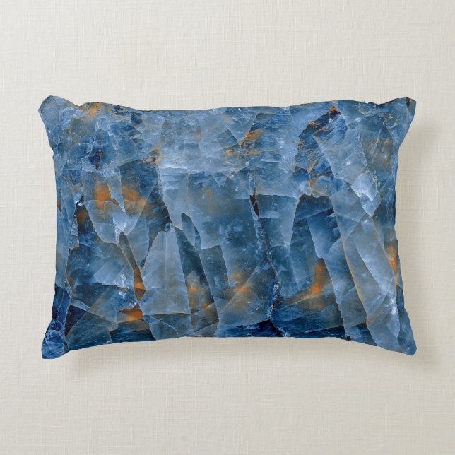 crystal texture design accent pillow (Front)