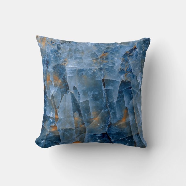 crystal texture design throw pillow (Front)