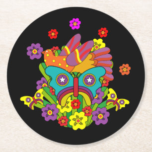 Crystal Tipps and Alistair Round Paper Coaster