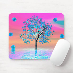 Crystal Tree Sunrise Mouse Pad