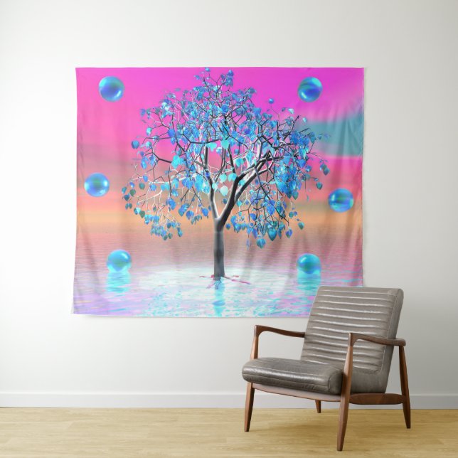 Crystal Tree Sunrise Tapestry (In Situ (Horizontal))