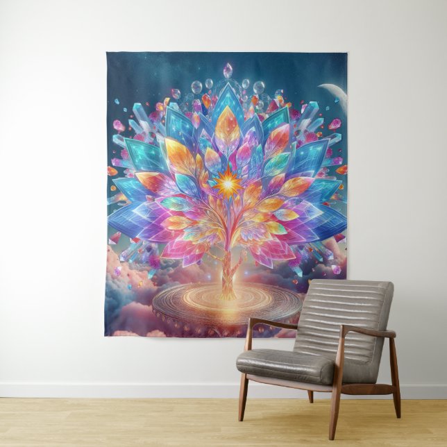 Crystal Tree Tapestry (In Situ)