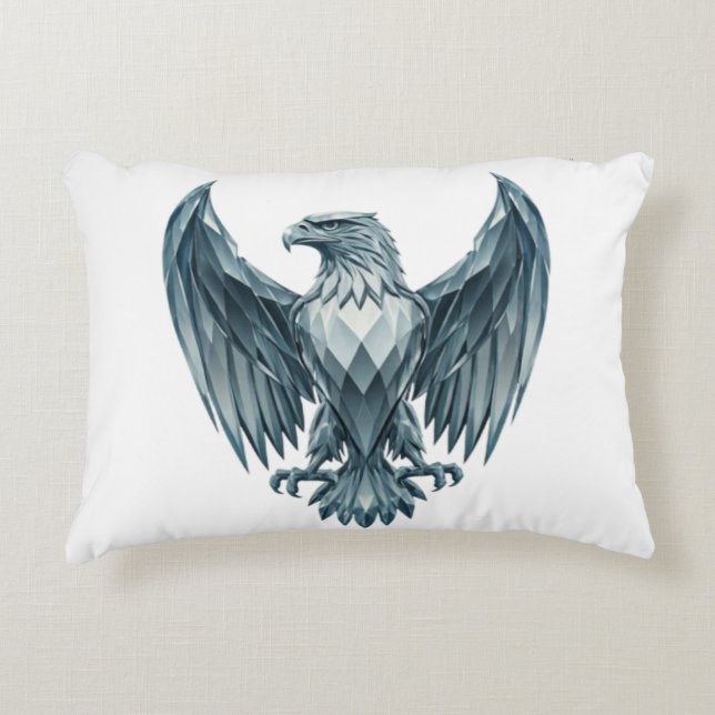 Crystal Vision Eagle Accent Pillow (Front)