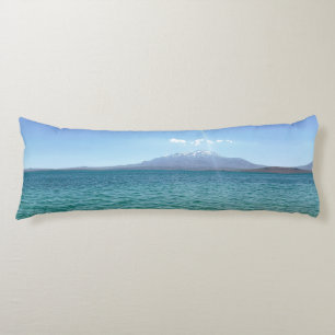 Crystal Water View Blue Sky Beach Vibe Peaceful Body Pillow