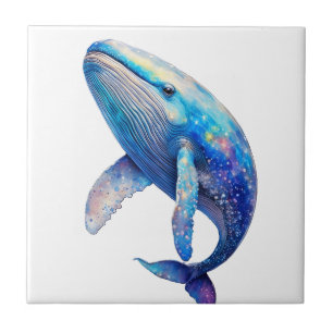 Crystal Whale Ceramic Tile