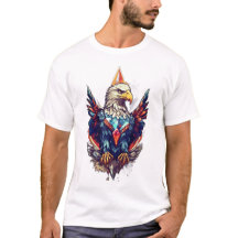Crystal Wings: Majestic Eagle Freedom Icon Tee