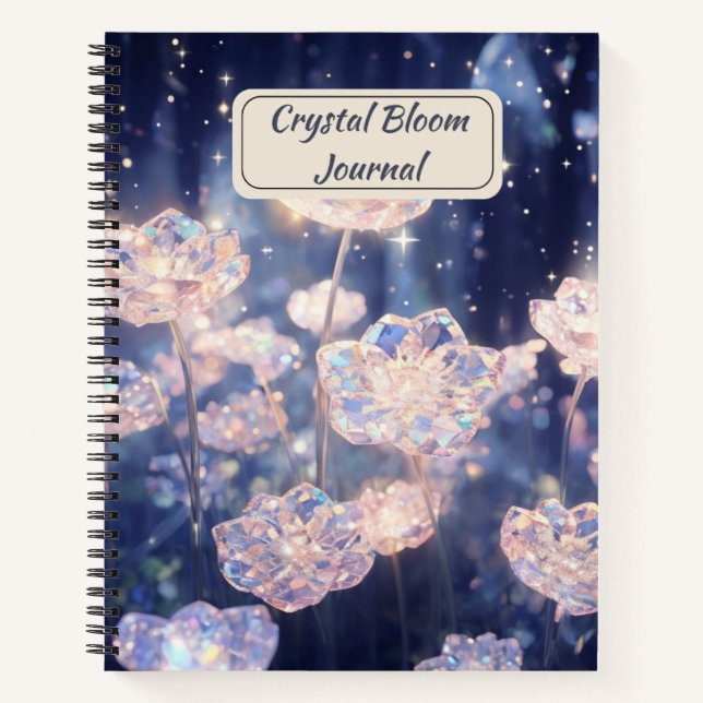 Crystalized Flowers Notebook (Front)